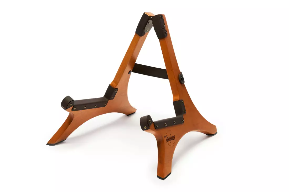 Mahogany Folding Guitar Stand
