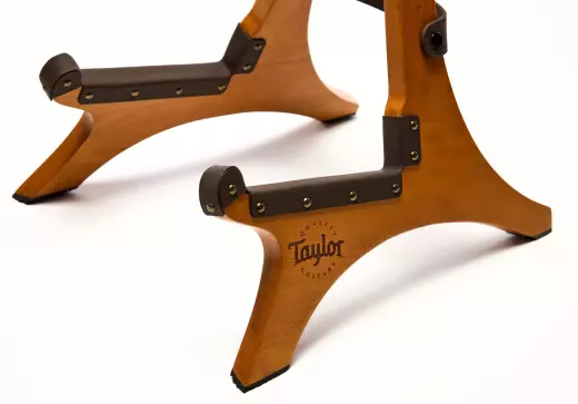 Mahogany Folding Guitar Stand