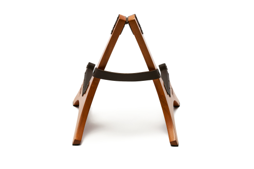 Mahogany Folding Guitar Stand