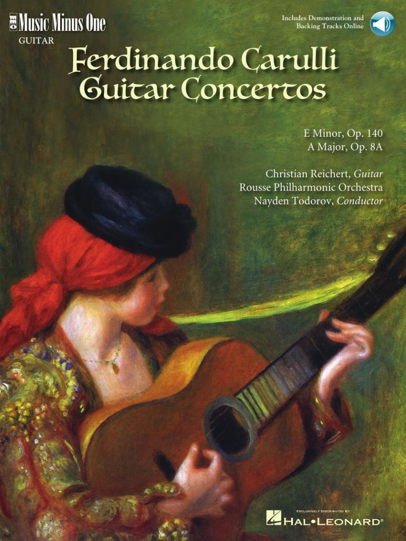 Two Guitar Concerti (E Minor Op. 140 and A Major Op. 8a) - Carulli - Classical Guitar - Book/Audio Online