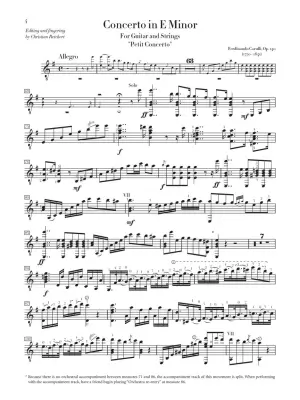 Two Guitar Concerti (E Minor Op. 140 and A Major Op. 8a) - Carulli - Classical Guitar - Book/Audio Online