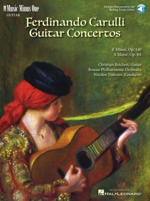 Music Minus One - Two Guitar Concerti (E Minor Op. 140 and A Major Op. 8a) - Carulli - Classical Guitar - Book/Audio Online
