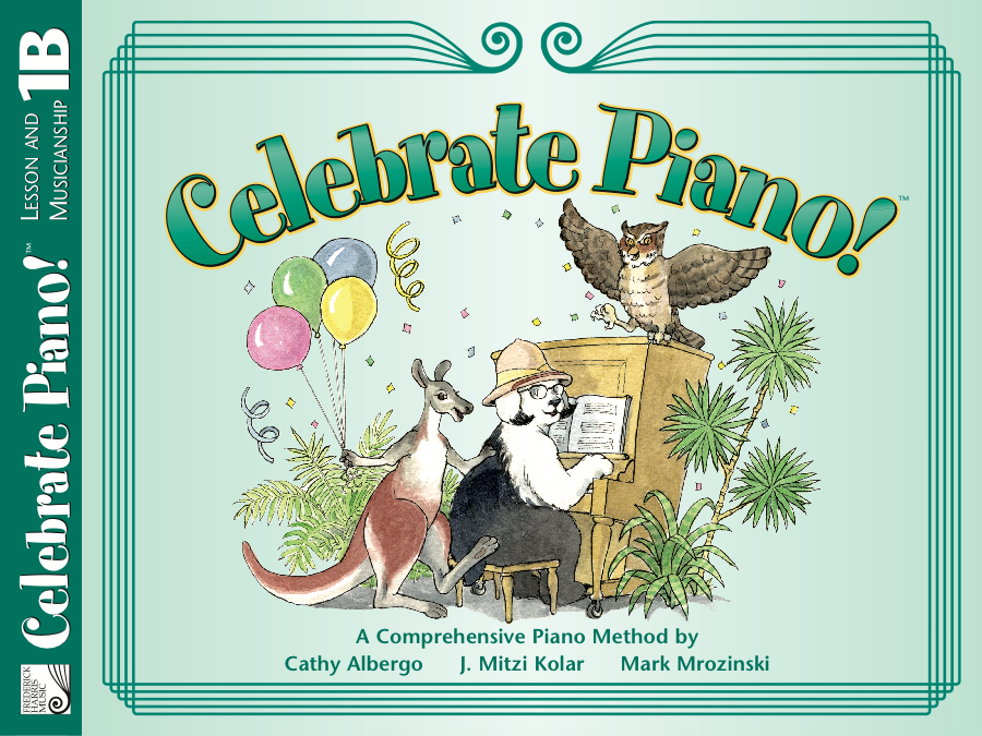 Celebrate Piano! Lesson and Musicianship 1B - Preparatory Piano - Book