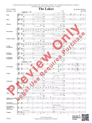 The Lakes - Sheldon - Concert Band - Gr. 2.5