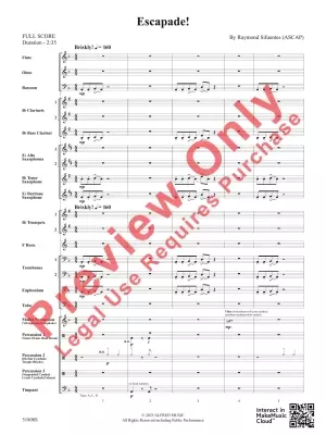 Escapade! - Sifuentes - Concert Band - Gr. 2.5