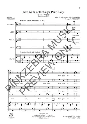 Jazz Waltz of the Sugar Plum Fairy - Tchaikovsky/Pinkzebra - SATB