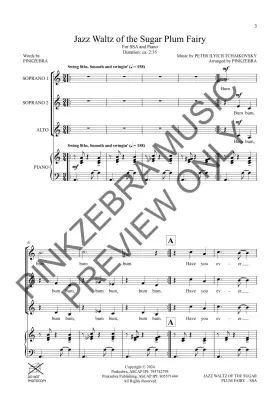 Jazz Waltz of the Sugar Plum Fairy - Tchaikovsky/Pinkzebra - SSA