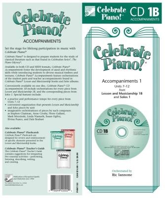Celebrate Piano! CD Accompaniments 1B - Preparatory Piano - CD