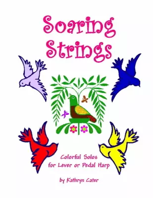 Afghan Press - Soaring Strings - Cater - Lever/Pedal Harp - Book