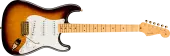 Fender Custom Shop - 1955 Stratocaster DLX Closet Classic, 1-Piece Maple Neck - Faded Aged Chocolate 2-Colour Sunburst
