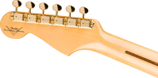 1955 Stratocaster DLX Closet Classic, 1-Piece Maple Neck - Faded Aged Chocolate 2-Colour Sunburst