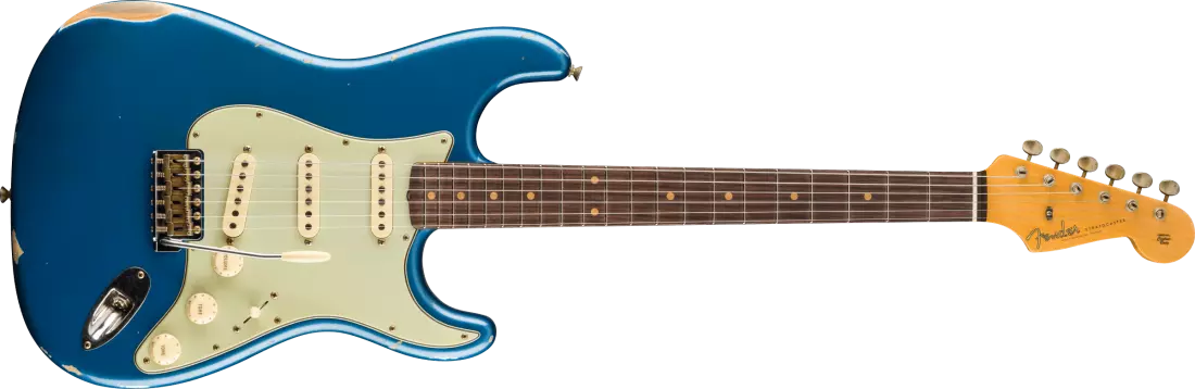 1962 Stratocaster Relic, Rosewood Fingerboard - Aged Lake Placid Blue