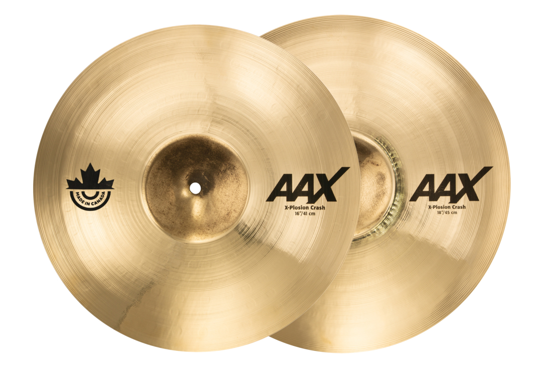 Limited Edition Loudly Canadian AAX X-Plosion Crash Cymbal Bundle