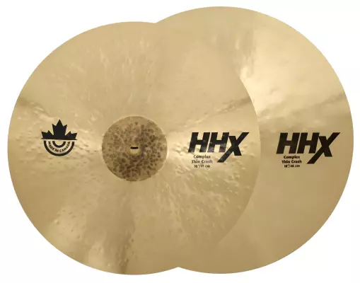 Sabian - Limited Edition Loudly Canadian HHX Complex Thin Crash Cymbal Bundle