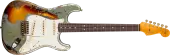 Fender Custom Shop - 1965 Stratocaster Super Heavy Relic, Rosewood Fingerboard - Super Faded Aged Firemist Silver over 3-Colour Sunburst