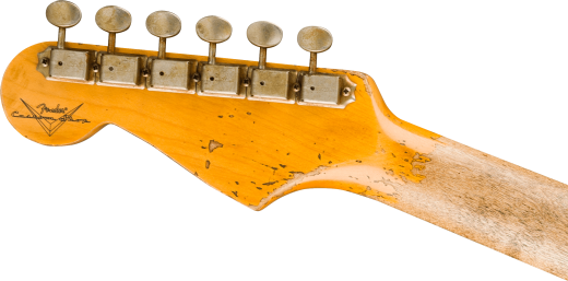 1965 Stratocaster Super Heavy Relic, Rosewood Fingerboard - Super Faded Aged Firemist Silver over 3-Colour Sunburst