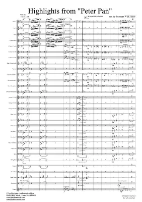 Highlights from Peter Pan - Welters - Concert Band - Gr. 3