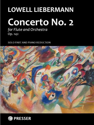 Theodore Presser - Concerto No. 2 for Flute and Orchestra - Liebermann - Flute/Piano Reduction - Book