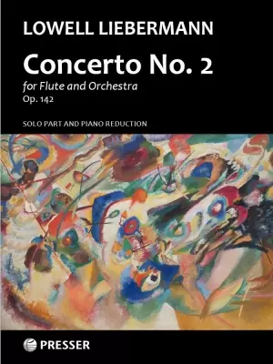 Theodore Presser - Concerto No. 2 for Flute and Orchestra - Liebermann - Flute/Piano Reduction - Book