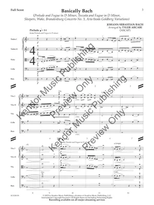 Basically Bach - Bach/Arcari - String Orchestra - Gr. 3.5