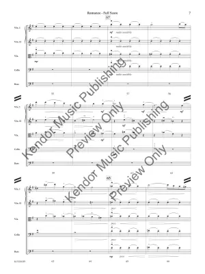 Romanze (From the String Quartet in E-flat Major) - Mendelssohn/Neidhold - String Orchestra - Gr. 3.5