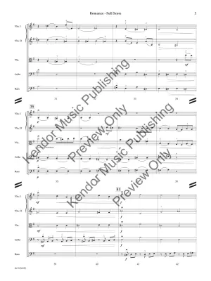 Romanze (From the String Quartet in E-flat Major) - Mendelssohn/Neidhold - String Orchestra - Gr. 3.5