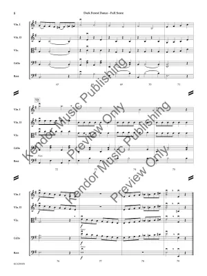 Dark Forest Dance - Day - String Orchestra - Gr. 3
