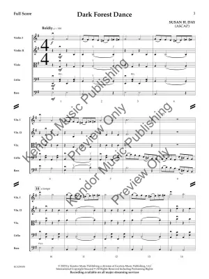 Dark Forest Dance - Day - String Orchestra - Gr. 3