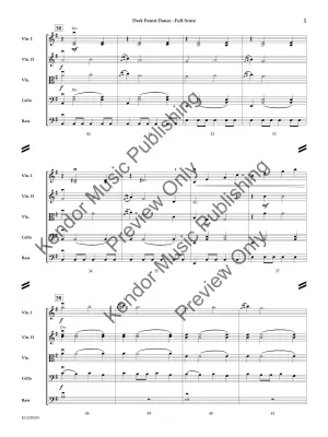 Dark Forest Dance - Day - String Orchestra - Gr. 3