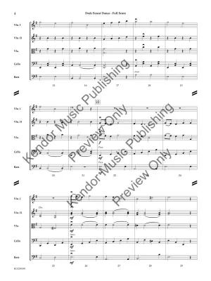 Dark Forest Dance - Day - String Orchestra - Gr. 3
