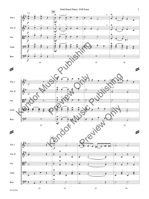 Dark Forest Dance - Day - String Orchestra - Gr. 3