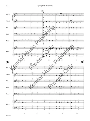 Spring Fest - Hinds - String Orchestra - Gr. 0.5