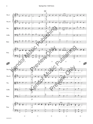 Spring Fest - Hinds - String Orchestra - Gr. 0.5