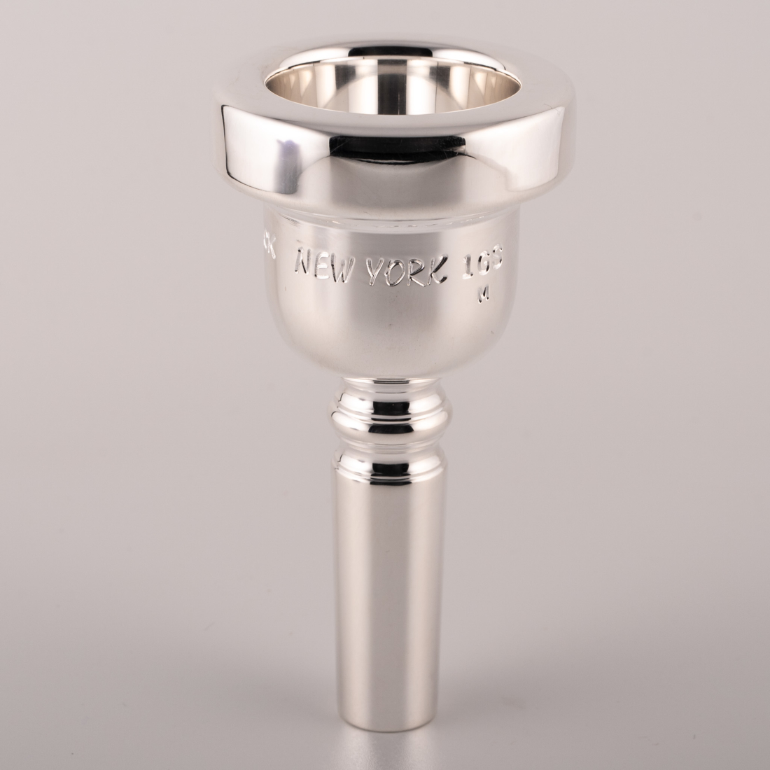 Silver-Plated New York Trumpet Mouthpiece - 1
