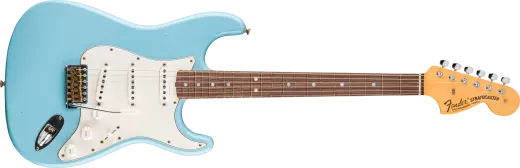 Fender Custom Shop - 1969 Stratocaster Journeyman Relic, Maple Fingerboard - Faded Daphne Blue