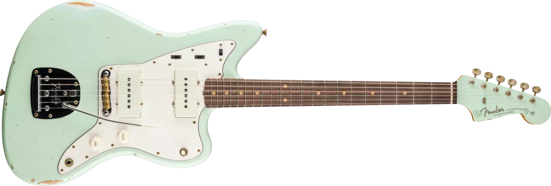 1963 Jazzmaster Relic, Rosewood Fingerboard - Aged Surf Green