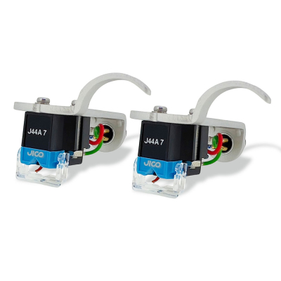 Jico - J44A 7 DJ Improved SD Cartridge with Silver Headshell - 2 Pack