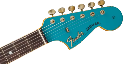 1965 Jaguar Heavy Relic, Rosewood Fingerboard - Faded Ocean Turquoise