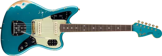 Fender Custom Shop - 1965 Jaguar Heavy Relic, Rosewood Fingerboard - Faded Ocean Turquoise