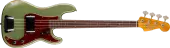 Fender Custom Shop - 1960 Precision Bass Relic, Rosewood Fingerboard - Super Faded Aged Sage Green Metallic