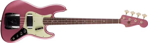 Fender Custom Shop - 1965 Jazz Bass Journeyman Relic, Rosewood Fingerboard - Faded Burgundy Mist Metallic