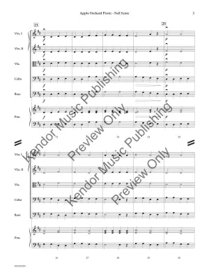 Apple Orchard Picnic - Golan - String Orchestra - Gr. 0.5