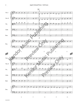 Apple Orchard Picnic - Golan - String Orchestra - Gr. 0.5