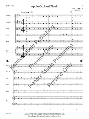 Apple Orchard Picnic - Golan - String Orchestra - Gr. 0.5