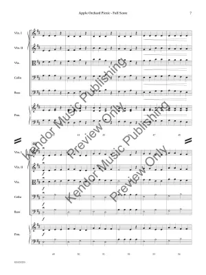 Apple Orchard Picnic - Golan - String Orchestra - Gr. 0.5