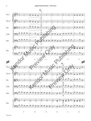 Apple Orchard Picnic - Golan - String Orchestra - Gr. 0.5