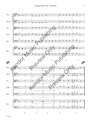 Grumpy Old St. Nick (Jolly Old St. Nicholas, Deck the Halls) - Murray/Traditional/Pasternak - String Orchestra - Gr. 0.5