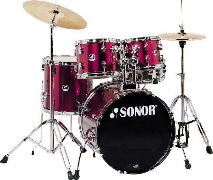 Sonor - Force 507 Stage 1 5-Piece Drum Kit with Hardware - Wine Red