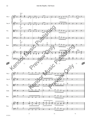 Into the Depths - Arnett - String Orchestra - Gr. 2.5