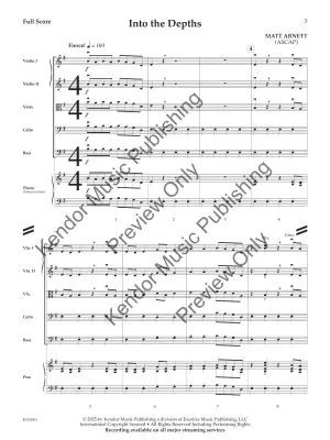 Into the Depths - Arnett - String Orchestra - Gr. 2.5